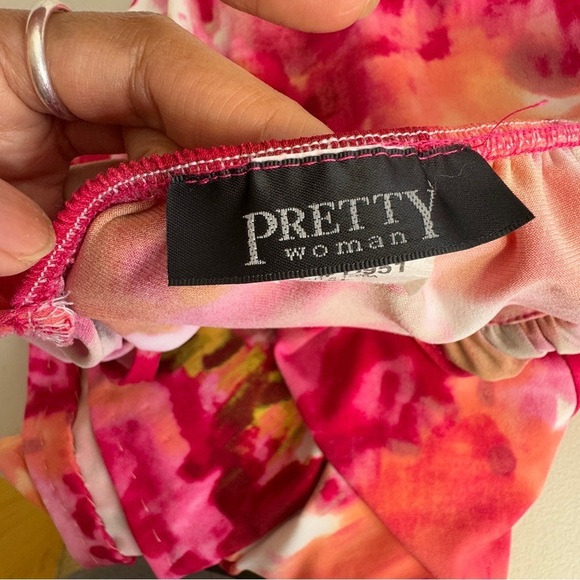 Vintage Pretty Woman Y2K 90s Babydoll Stretchy Mini Dress Size XL - Picture 10 of 16